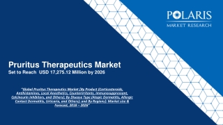 Global Pruritus Therapeutics Market [By Product (Corticosteroids, Antihistamines, Local Anesthetics, Counterirritants, I
