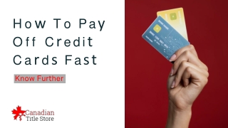 How To Pay Off Credit Cards Debt