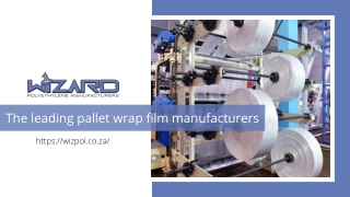 The leading pallet wrap film manufacturers