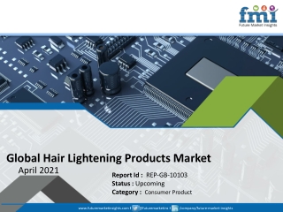 Hair Lightening Products Market
