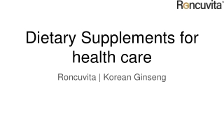 Roncuvita | Korean Ginseng  | Energy Capsule