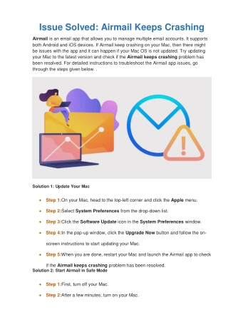 How To Fix The Issue Airmail Keeps Crashing? | Get Simple Steps