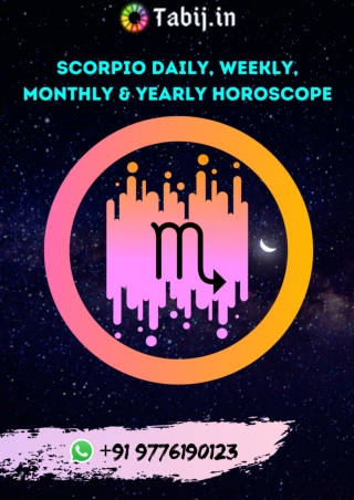 Scorpio daily horoscope: Get daily horoscope update