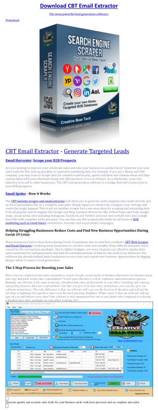 Download CBT Email Extractor