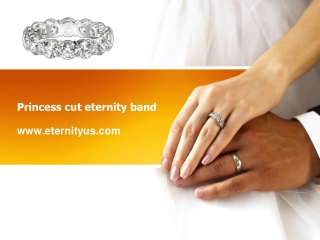 Best Rose Gold Princess Cut Eternity Band Online - www.eternityus.com