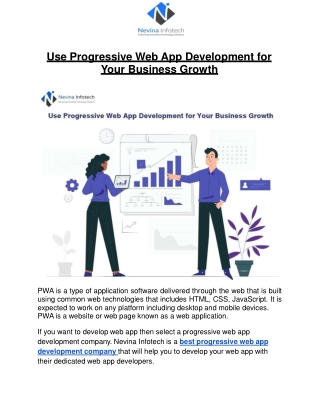 Use Progressive Web App Development for Your Business Growth