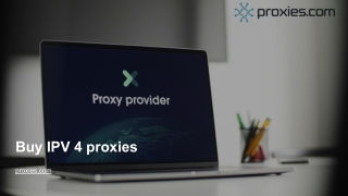 Buy IPV 4 proxies