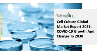 Cell Culture Market Industry Trends And Emerging Opportunities Till 2030