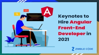 Keynotes to Hire Angular Front-End Developer in 2021