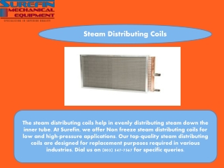 Steam Distributing Coils