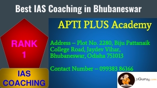 Best IAS Coaching in Bhubaneswar