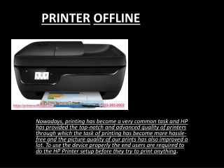 PRINTER OFFLINE