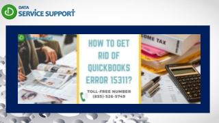 Steps to fix QuickBooks Error 15311