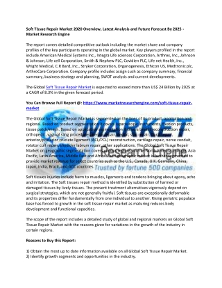 Soft Tissue Repair Market