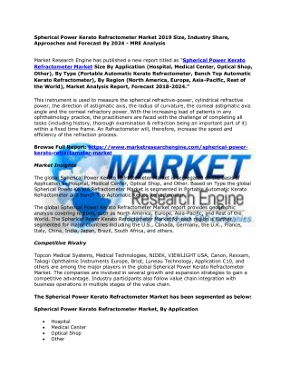 Spherical Power Kerato Refractometer Market