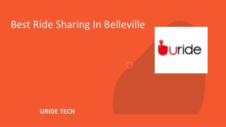 Best Ride Sharing In Belleville | Uride Tech