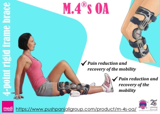 M.4s OA comfort knee brace | Pushpanjali medi India Pvt Ltd