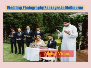 Wedding Photography Packages Melbourne