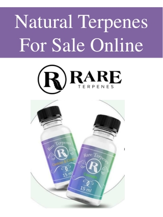 Natural Terpenes For Sale Online