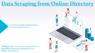 Data Scraping from Online Directory