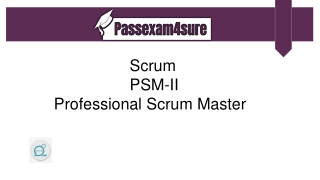 Try Scrum PSM-II Dumps | PSM-II Verified Question Answers