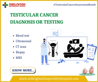 Testicular cancer tests | Best Urology Hospitals in Bellandur, Bangalore | Nelivigi Multispeciality Hospital