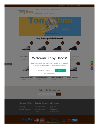 Tony Shoes Specials This Week