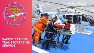 Select the Prevalent Air Ambulance Service in Dibrugarh from Panchmukhi Air