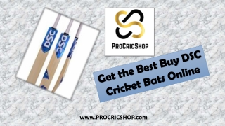 Get the Best Buy DSC Cricket Bats Online