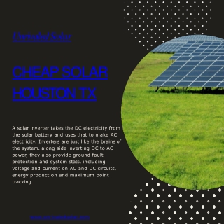 Cheap Solar Houston TX | Residential Solar Supplier TX