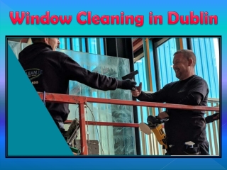 Window Cleaning in Dublin