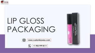 Make Your Own lip gloss packaging With logo in USA