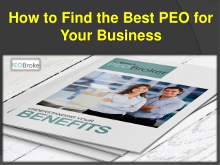 How to Find the Best PEO for Your Business