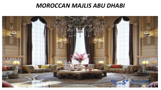 Moroccan majlis Abu Dhabi