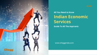 All You Need to Know About Indian Economic Services- Guide To All The Aspirants