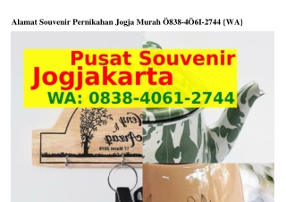 Alamat Souvenir Pernikahan Jogja Murah 08ᣮ8•ㄐ061•27ㄐㄐ[WhatsApp]