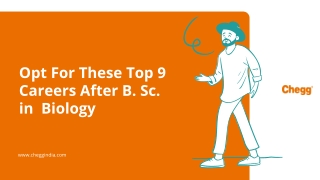 Opt for these Top Careers after B. Sc. Biology