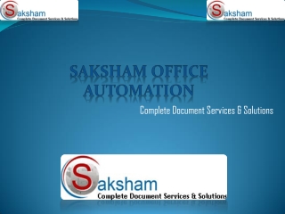 Saksham Office Automation | Top Printer Dealer in Gurgaon