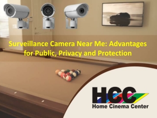 Surveillance camera near me: Advantages for Public, Privacy and Protection