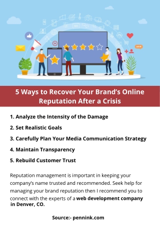 5 Ways to Recover Your Brand’s Online Reputation After a Crisis