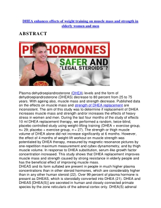 best dhea supplement