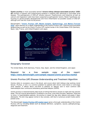 Uremic Pruritus (UP) Market Report 2030