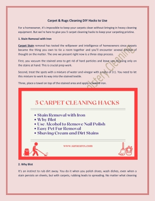 Eco Friendly Carpet Cleaning