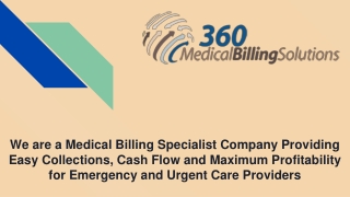 California Emergency Physicians Billing Services - 360 Medical Billing Solutions