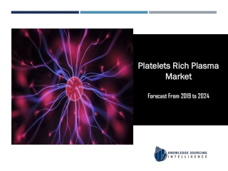 Platelets Rich Plasma Market to be Worth US$357.934 million by 2024