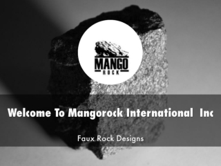 Information Presentation Of Mangorock International Inc