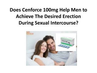 Cenforce 100mg - Generic Medsupply