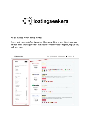 What is a Cheap Domain Hosting in India?