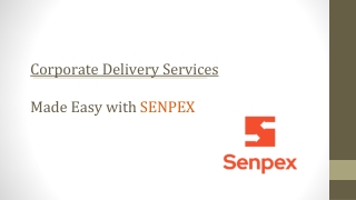 Senpex- Corporate Delivery Services