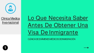 Lo Que Necesita Saber Antes De Obtener Una Visa De Inmigrante